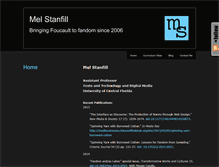 Tablet Screenshot of melstanfill.com